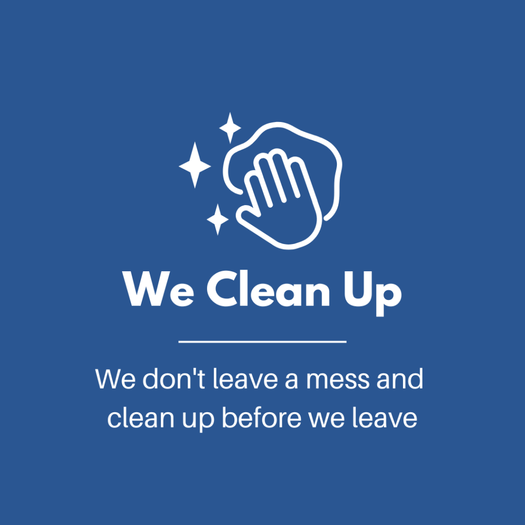 We Clean Up